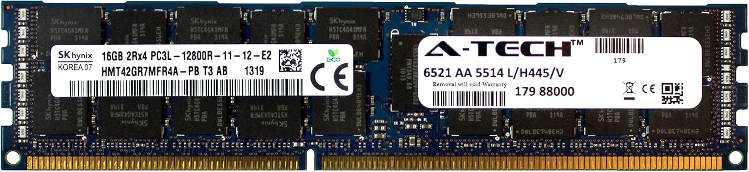16GB Module PC3-12800 RAM for Dell Precision Workstations
