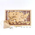 National Park Map Personalized Couples Names - Bear Map Keepsake