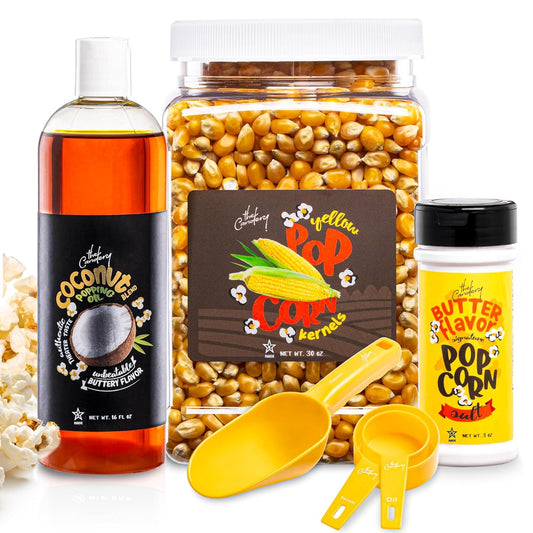 The Candery Movie Theater Popcorn Bundle - Perfect Popcorn Every Time!