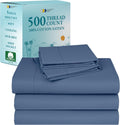 Luxury Split King Adjustable Bedsheets Set - Soft 100% Cotton Sateen