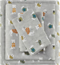 True North Cozy Flannel Cotton Sheet Set - Warm Novelty Queen
