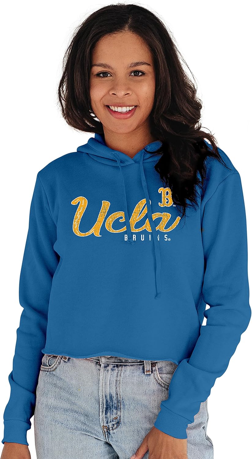 UCLA Bruins Women's Vintage Crop Hoodie for Stylish Fans