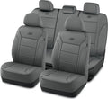 Skechers Memory Foam Car Seat Covers Full Set - All Beige