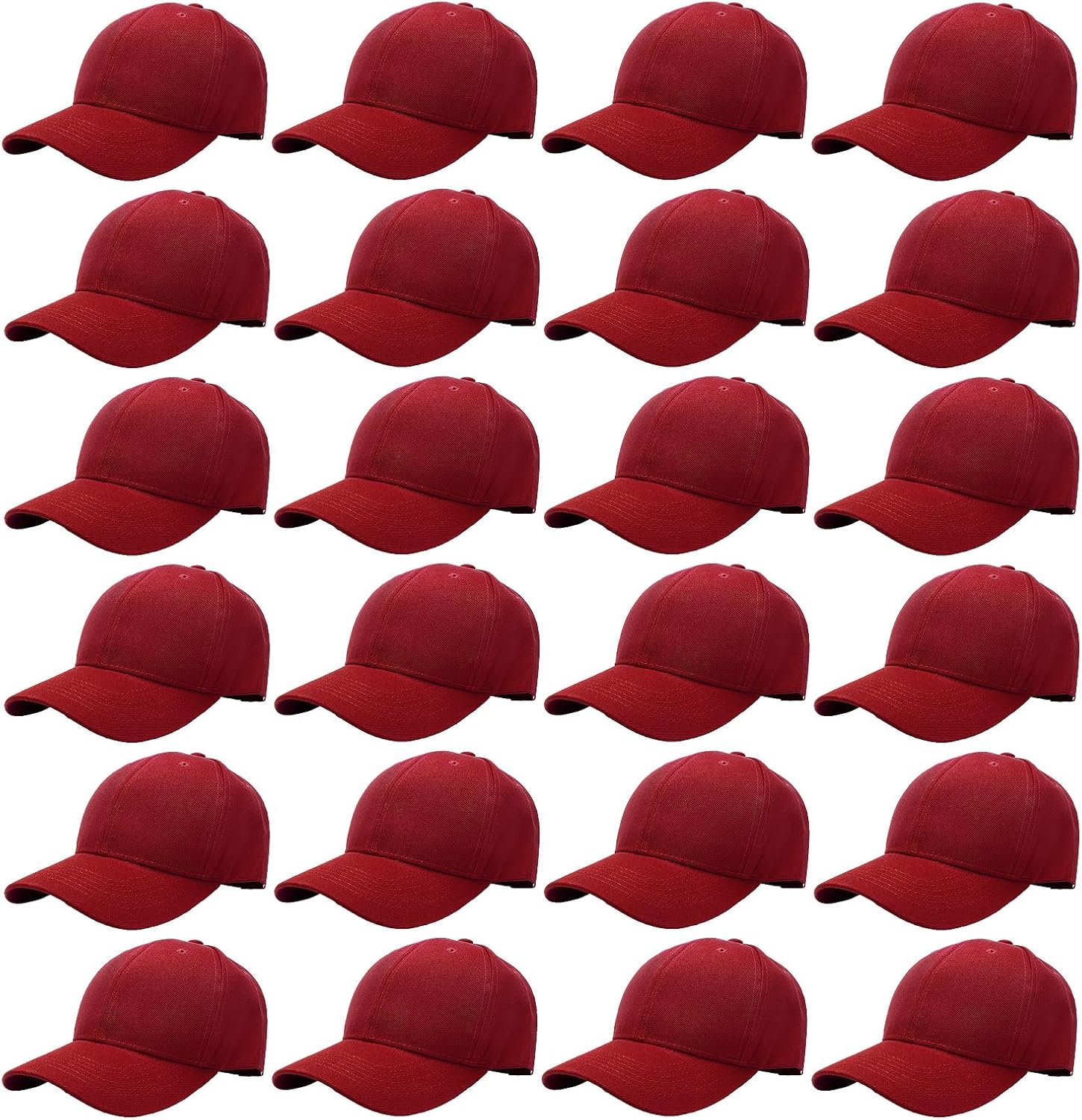 Unisex Baseball Cap Bulk Wholesale Plain Blank Hat Adjustable Size
