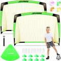 Kids Soccer Goals for Backyard Set - Portable Toddler Soccer Net