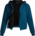 Waffle Knit Sherpa Hoodie for Men - Full Zip Lightweight Comfort