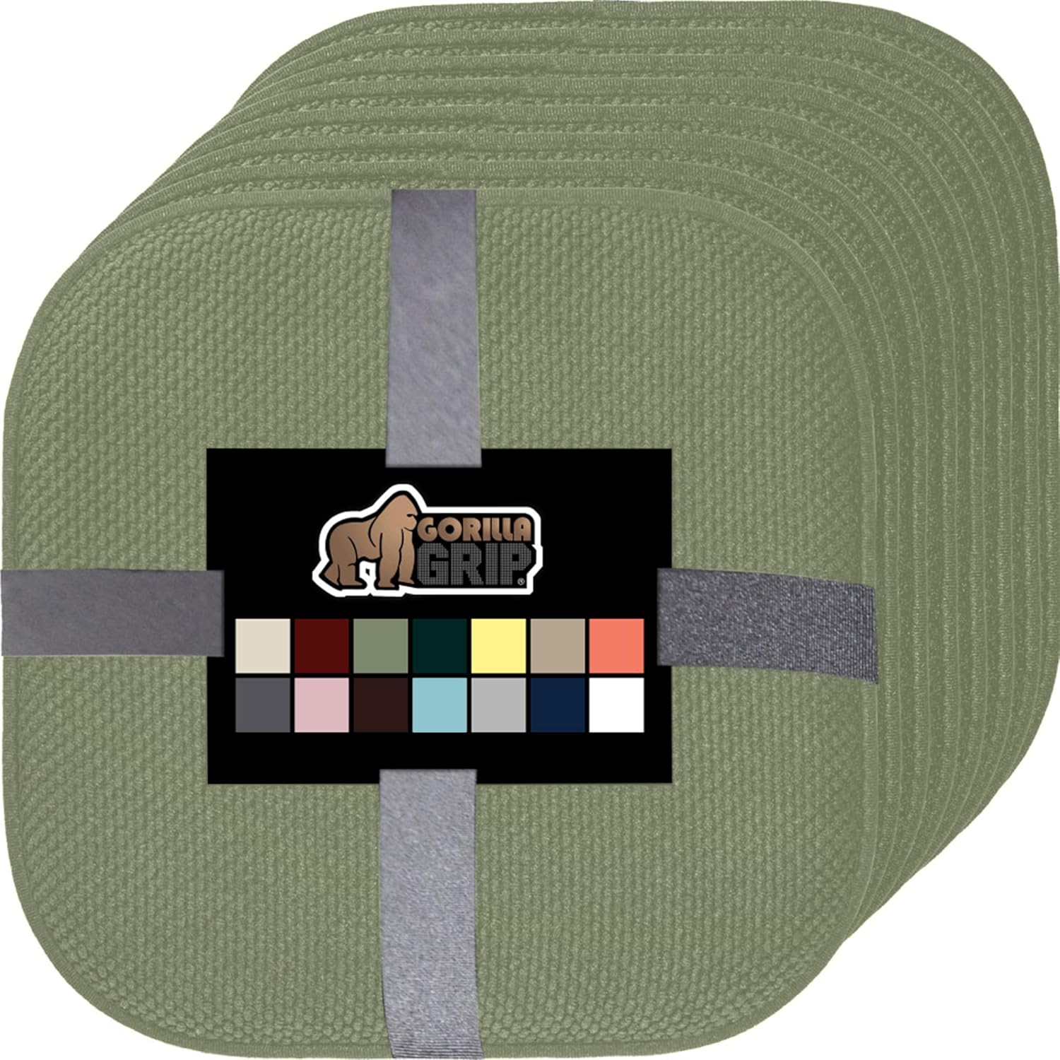 GORILLA GRIP Slip Resistant Chair Cushions for Ultimate Comfort
