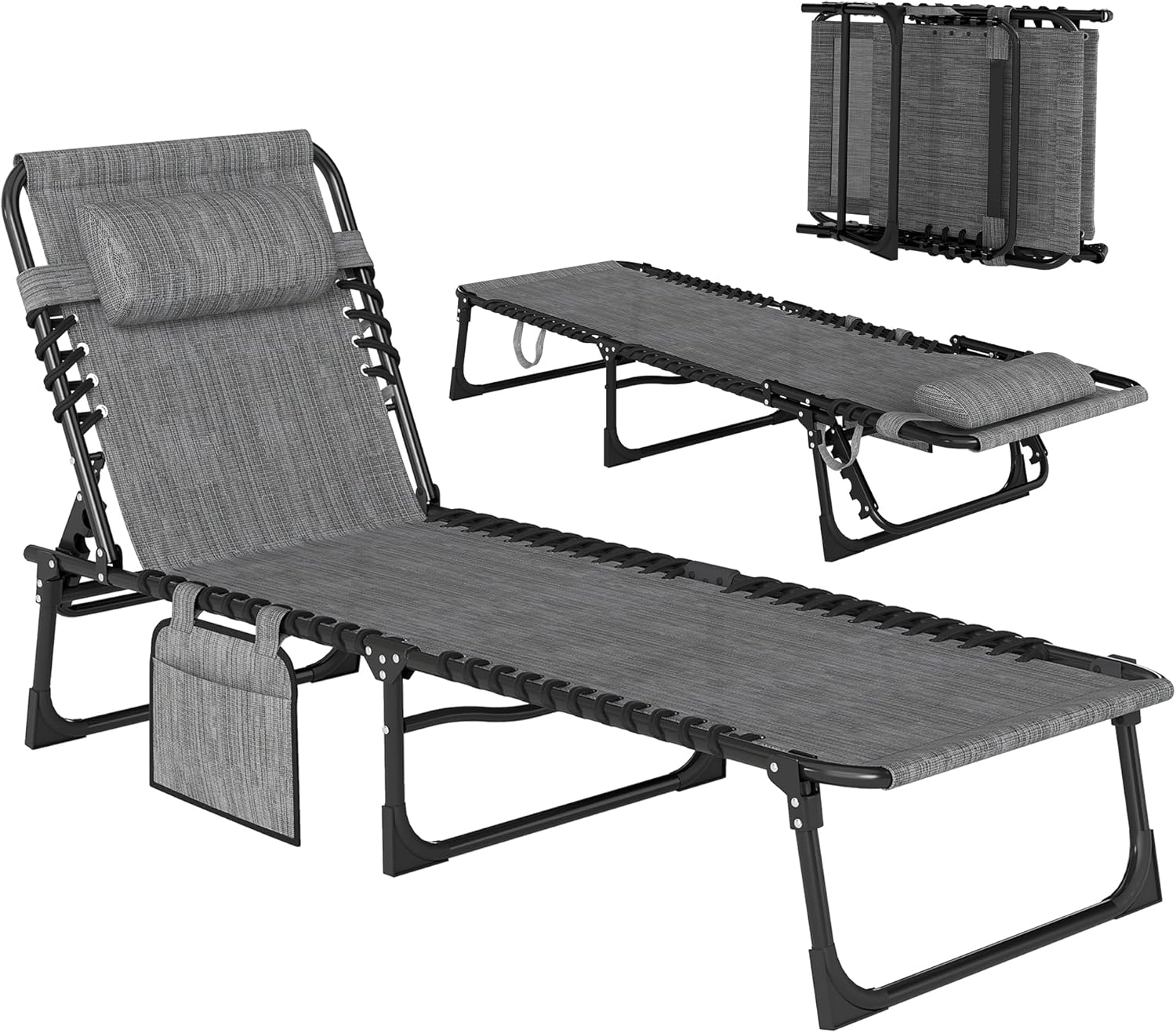 Outsunny Reclining Chaise Lounge Chair for Ultimate Relaxation
