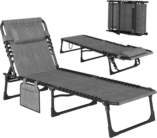 Outsunny Reclining Chaise Lounge Chair for Ultimate Relaxation