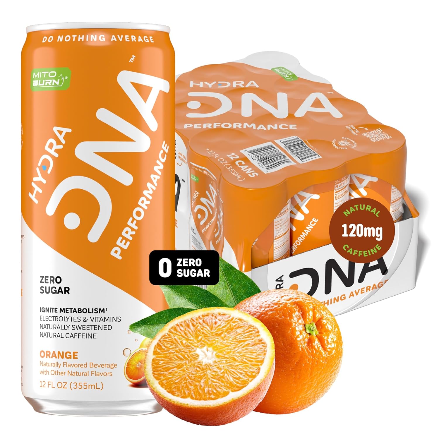 HYDRADNA Clean Performance Drink for Boost, Stamina, Alertness