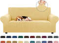 KEKUOU Stretch Loveseat Sofa Cover Slipcover for 2 Cushion Sofa