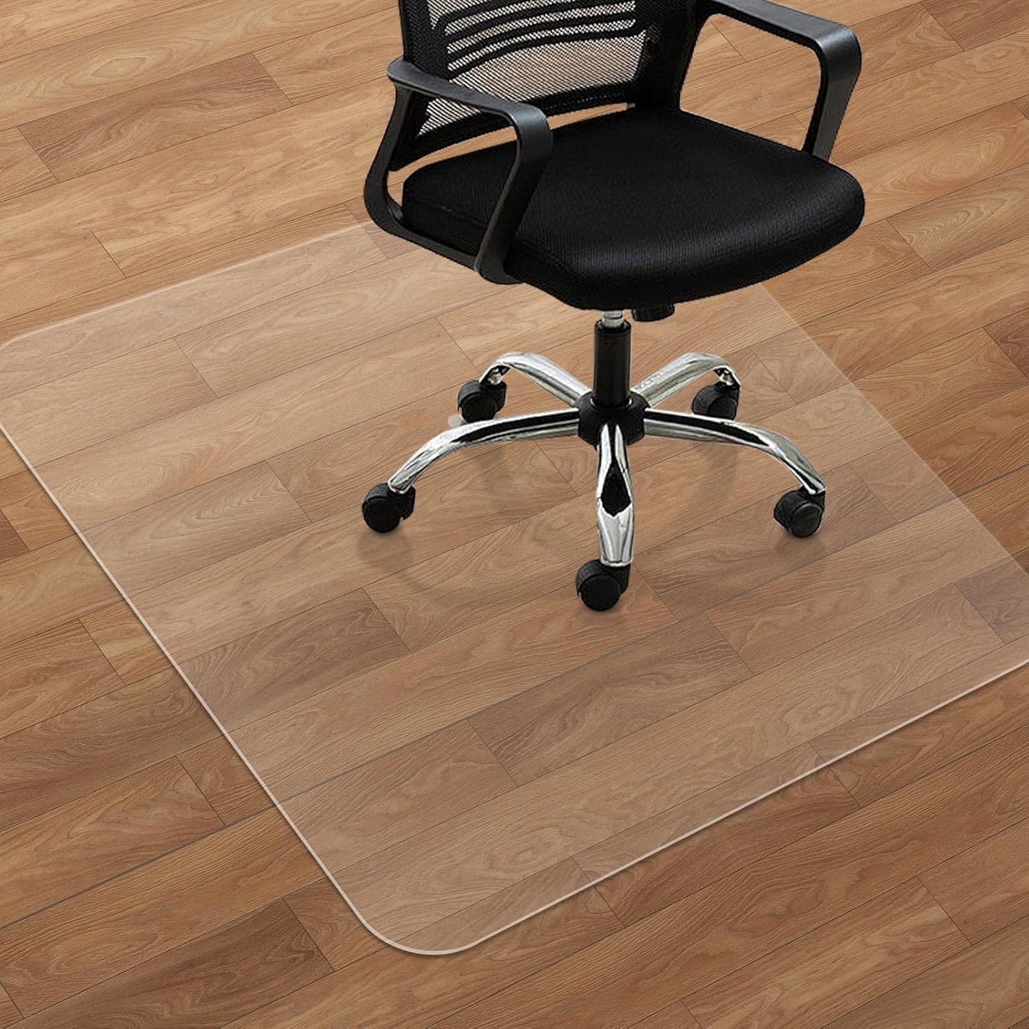 SHAREWIN Office Chair Mat for Hard Floors - Durable PVC Protector