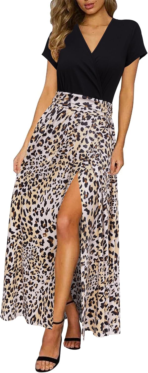 Stylish Summer Maxi Dress for Women - Floral Spaghetti Strap
