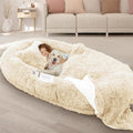 Human Dog Bed 71in x 45in x 12in Oversize Memory Foam Bed - Shared