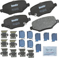 Bendix Priority1 CFC1719 Ceramic Rear Brake Pads - Quiet, OE Fit