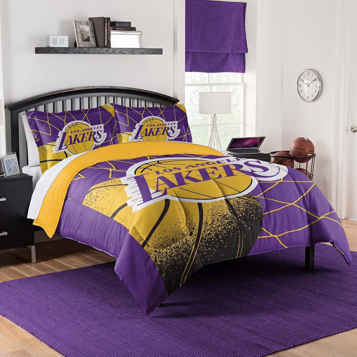 Los Angeles Lakers NBA Comforter Set for Basketball Fans