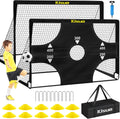 Kids Soccer Goals for Backyard Set - Portable Pop Up Soccer Net