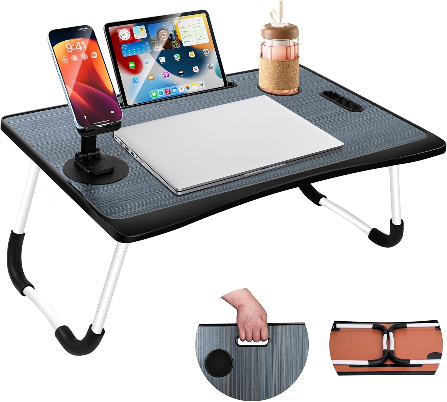 4-in-1 Lap Desk: Ultimate Comfort & Convenience