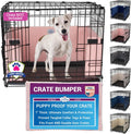 Pet Dreams Dog Crate Bumper - Comfy Liner & Tail Protector, Fits