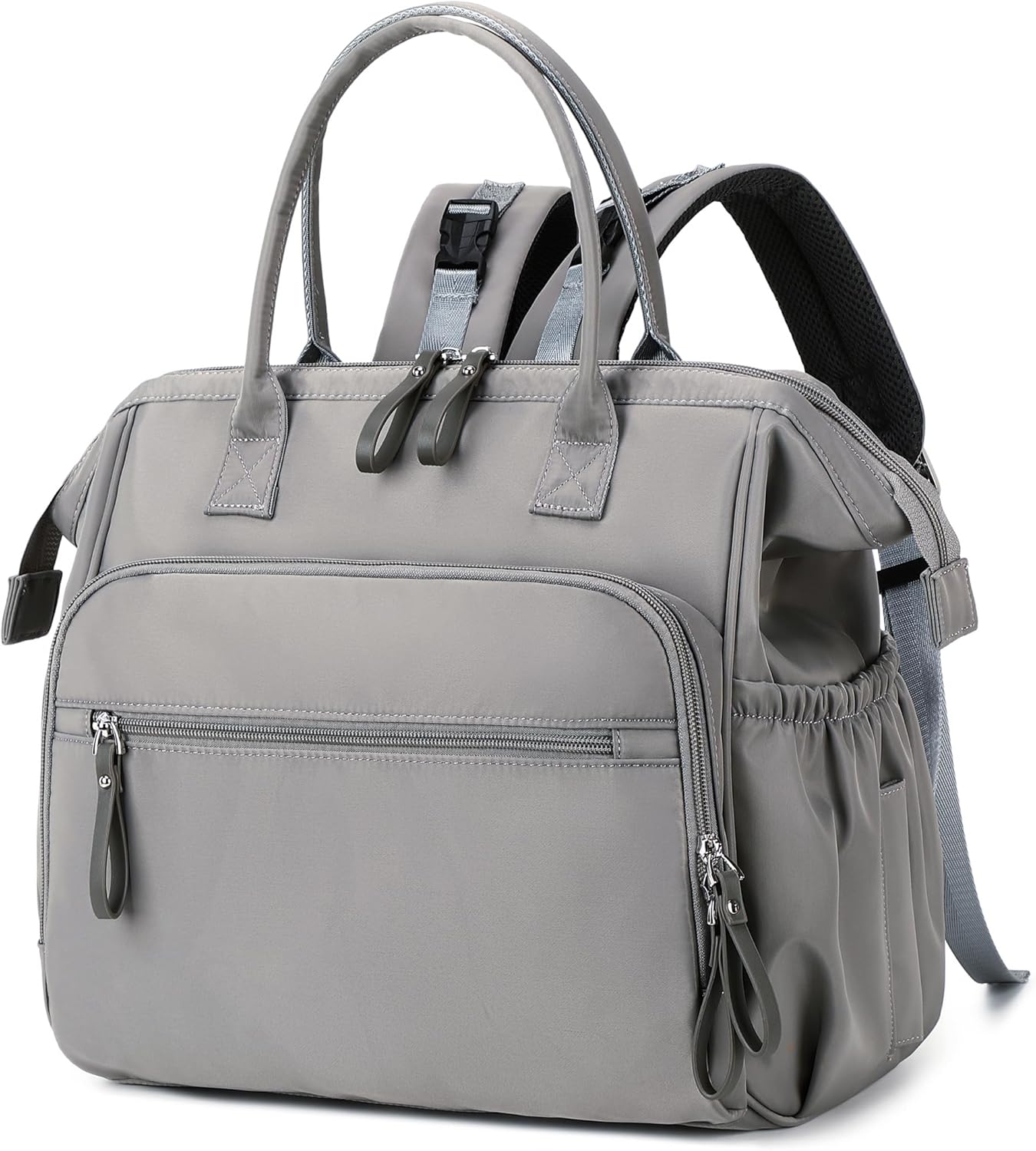 Convertible Diaper Bag Tote with 14 Pockets for Moms
