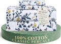 Feather & Stitch Softest 100% Cotton Percale Sheets - Cooling Twin