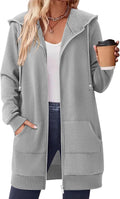 Zeagoo Women Zip Up Hoodies Long Sleeve Tunic - Cozy Layering