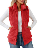 LOMON Women's Soft Fleece Vest for Comfortable Casual Wear