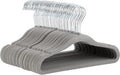 Basics 50-Pack Non-Slip Infant/Toddler Velvet Hangers