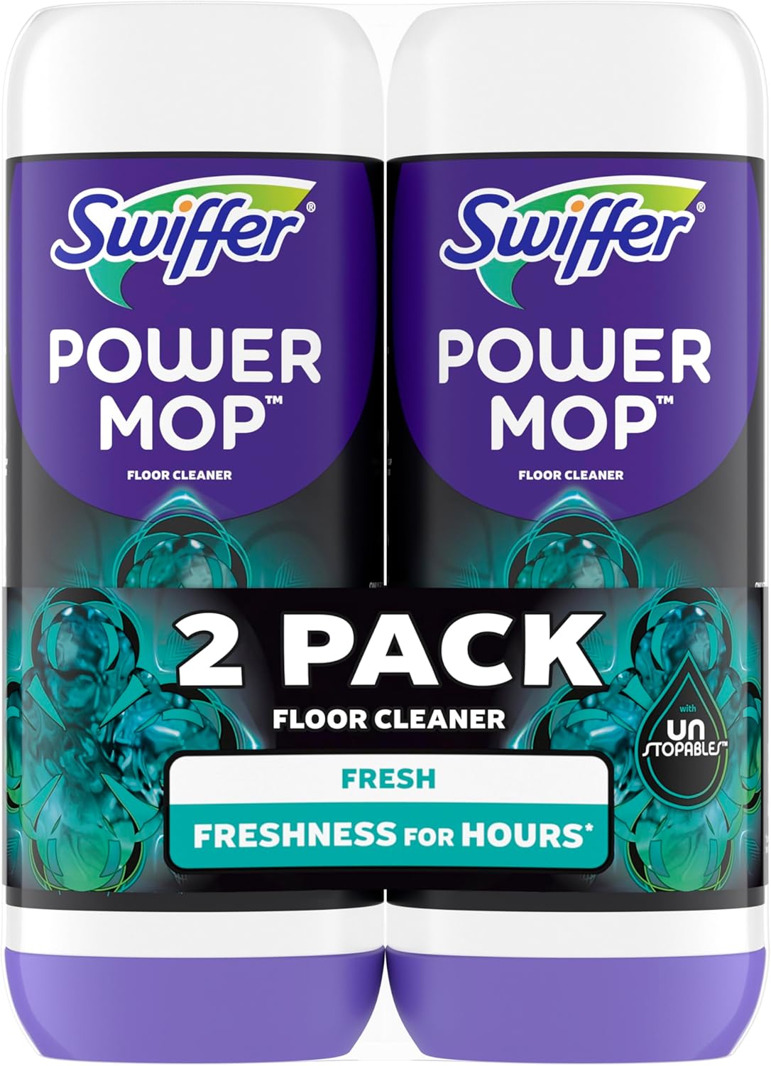 Swiffer PowerMop Refills, Fresh Scent, 25.3 fl oz, 2 Pack