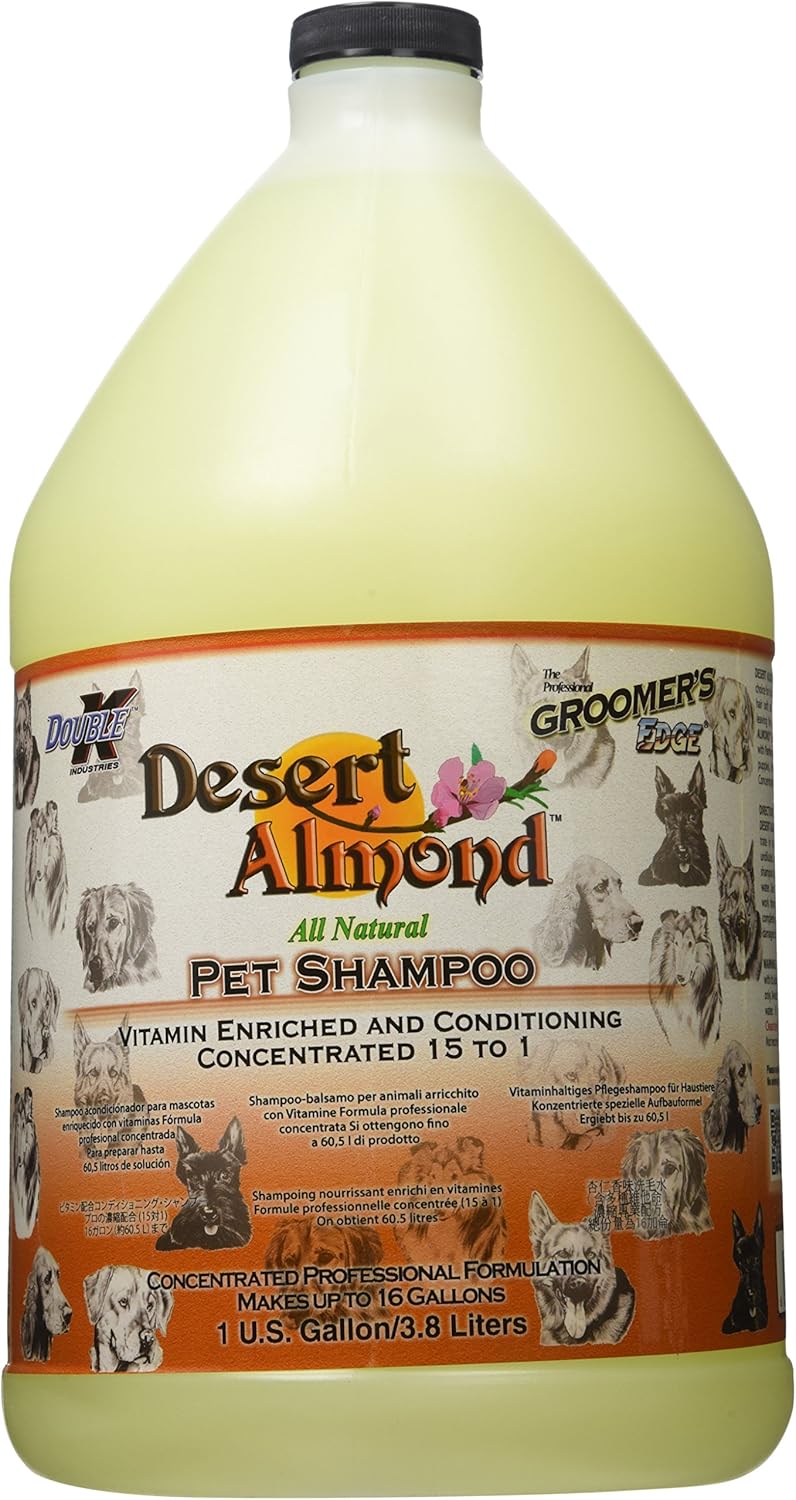 Groomers Edge Desert Almond Shampoo for Soft and Lustrous Fur
