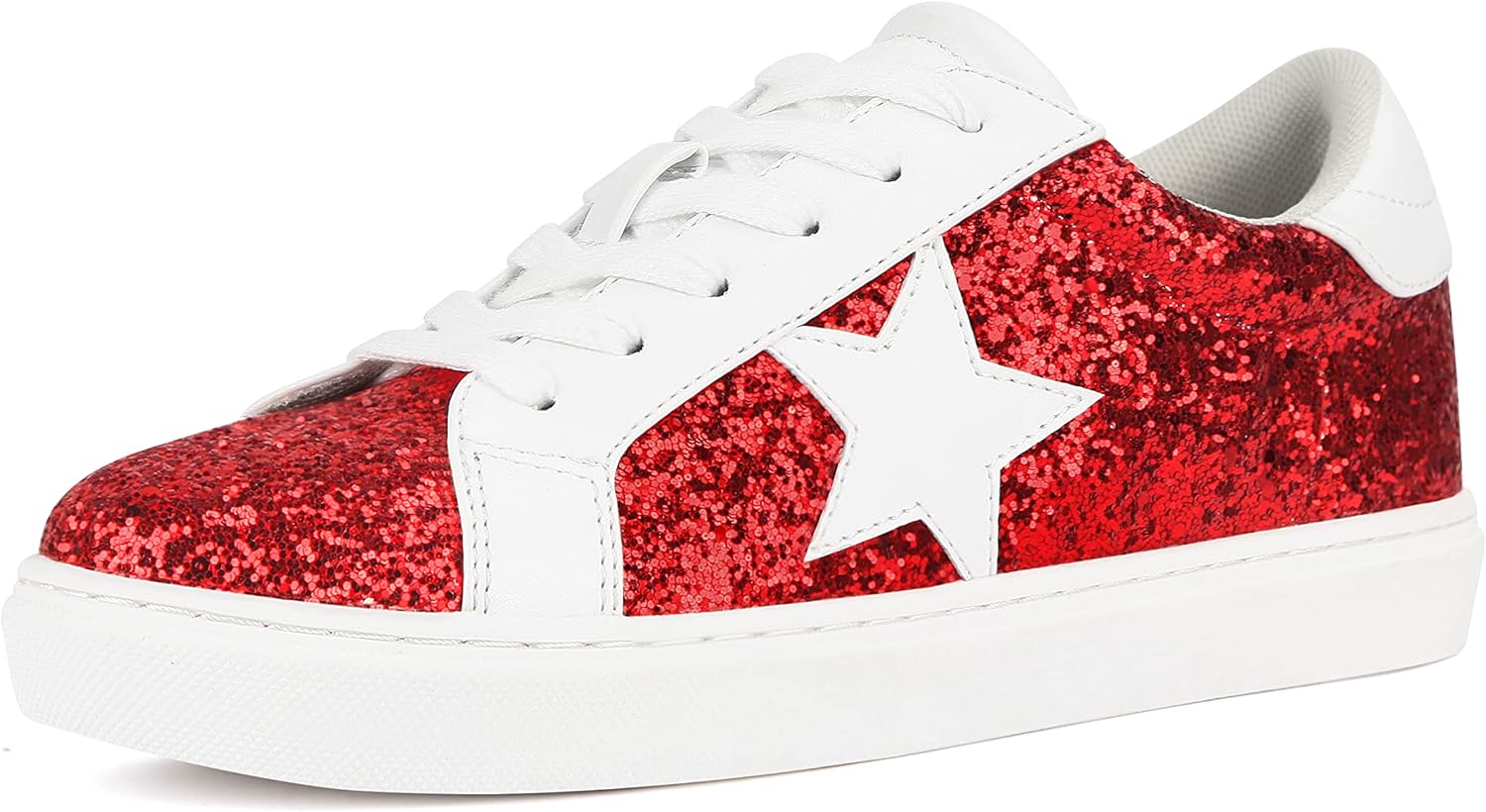 Stylish Star Sneakers for Women - Comfortable Lace Up Shoes