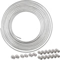 1/4 in Stainless Steel Brake Line Kit 25 ft Coil and Fittings