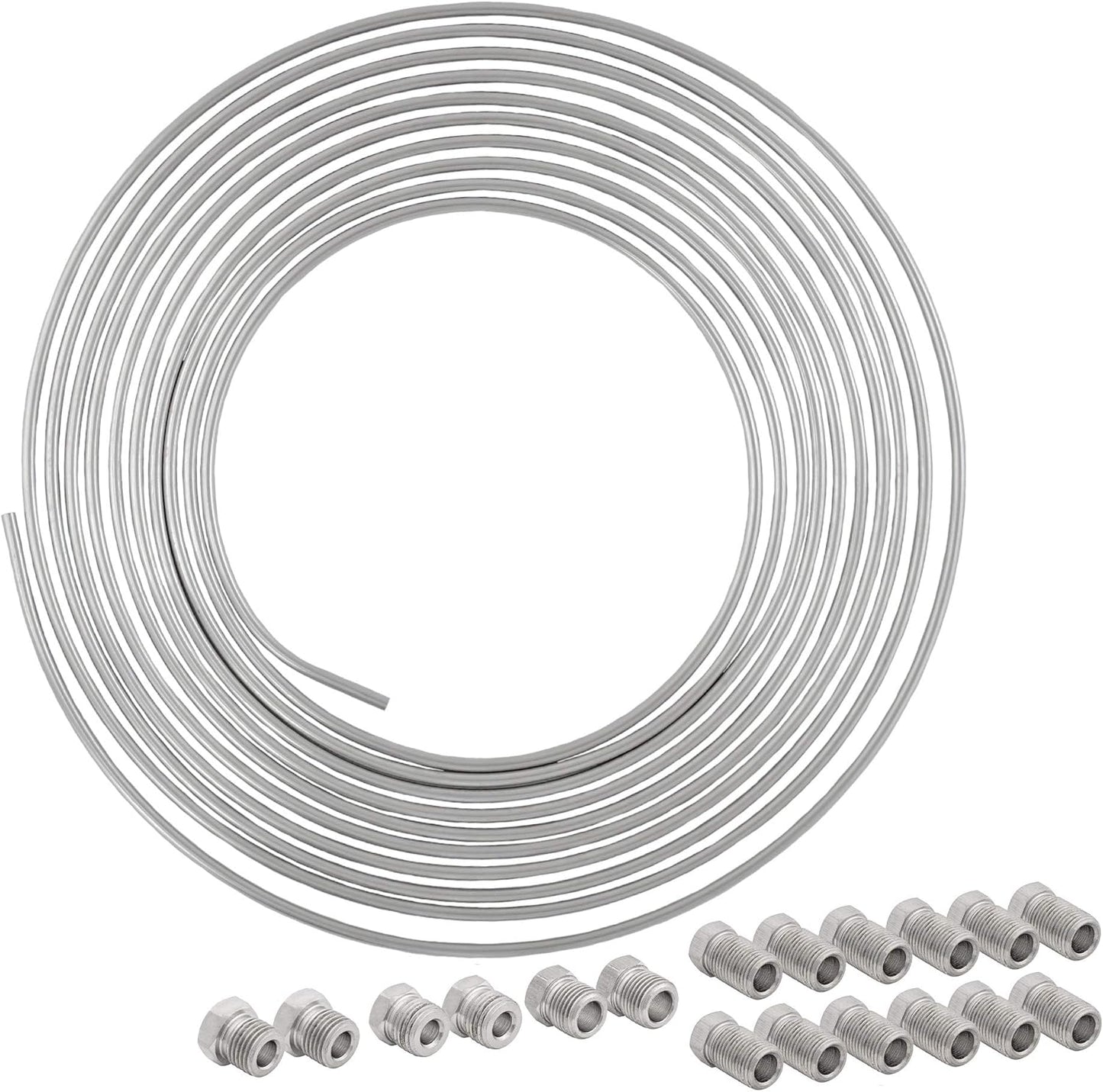 25 ft Stainless Steel Brake Line Replacement Tubing Kit Review