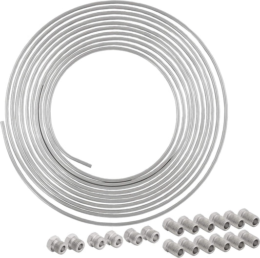 25 ft Stainless Steel Brake Line Replacement Tubing Kit Review