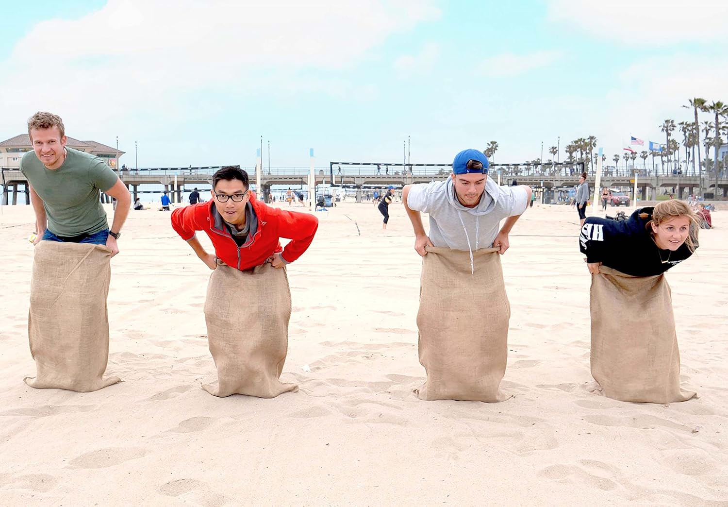 Sandbaggy Burlap Bags Large 24in x 40in for Potato Sack Races