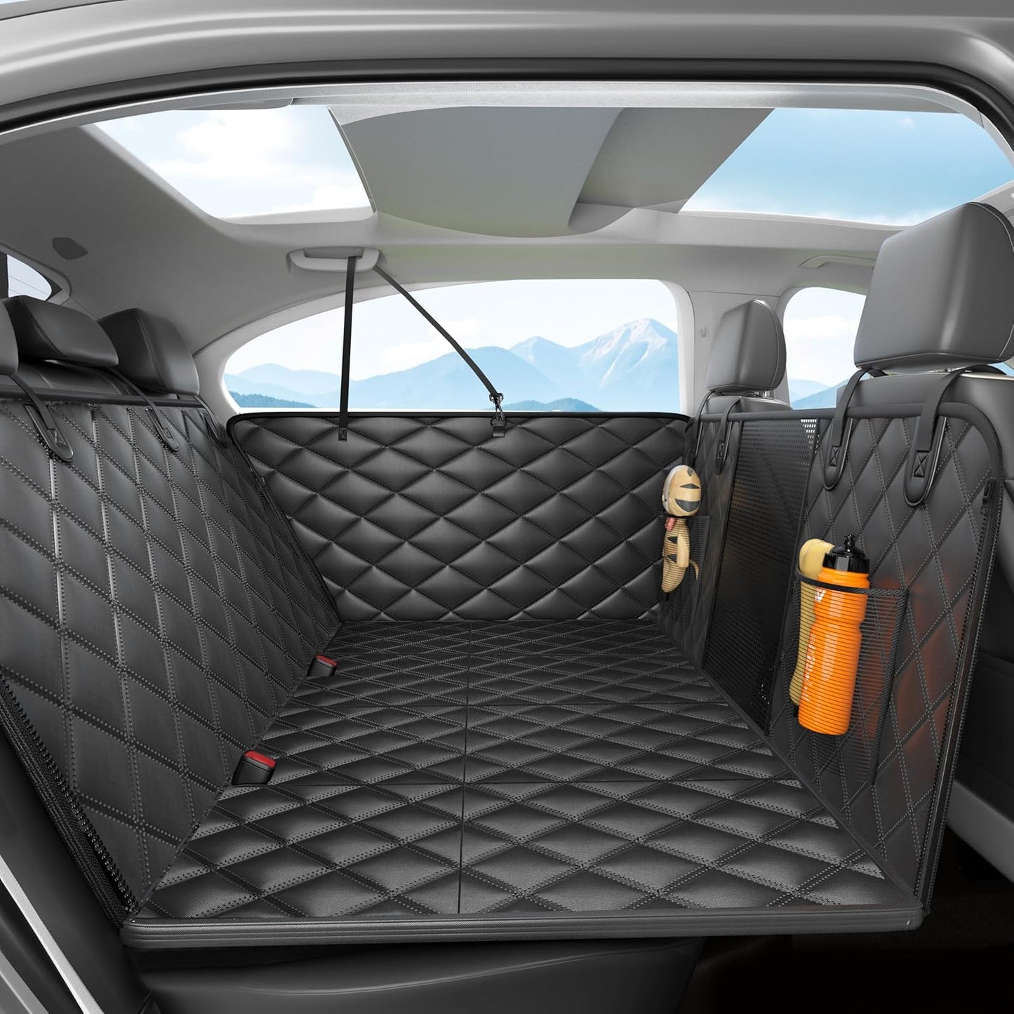 Dog Car Seat Cover for Back Seat - Waterproof and Scratch Resistant