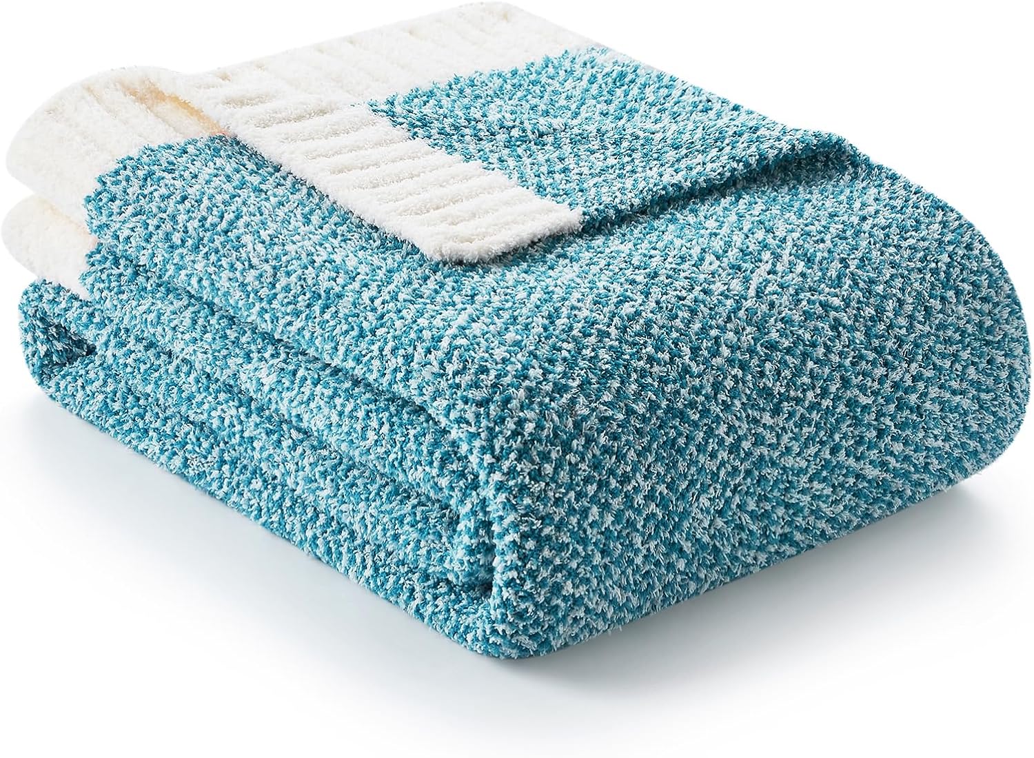 Snuggle Sac Teal Blue Oversized Throw Blanket for Cozy Comfort