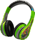 Wireless TMNT Kids Headphones w/ Mic & Aux Cord