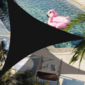 12 ft x 14 ft x 18.4 ft Right Triangle Sun Shade Sail - Durable UV