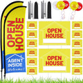 Real Estate Open House Supplies Kit 106 Pc - Complete Yard Sign Set