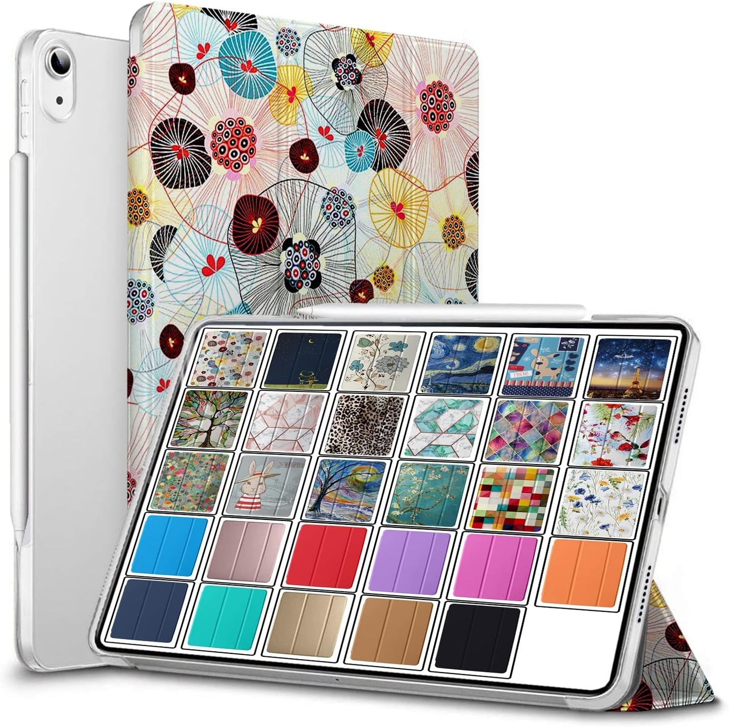 DuraSafe Cases for iPad PRO 12.9 Inch 2018 - Yarn Flowers Design