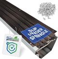 FlowGuard Slip Under Shingle Gutter Cover System Thermal Thaw Black
