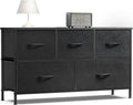 OLIXIS Dresser for Bedroom, 5 Storage Drawers - Wide Fabric Organizer