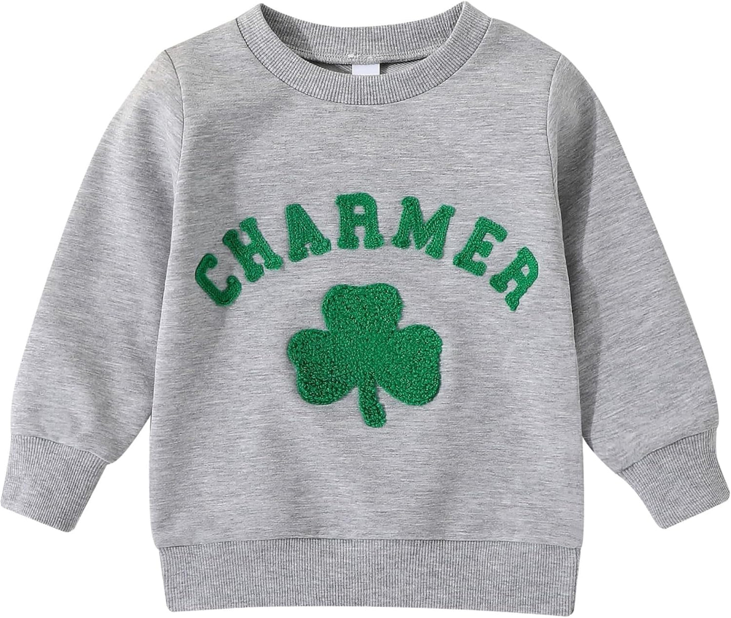 Pink Santa Crewneck Baby Sweatshirt - Cozy Xmas Style