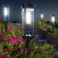 Bright Solar Lights Outdoor 6 Pack - Long Lasting Pathway Lighting