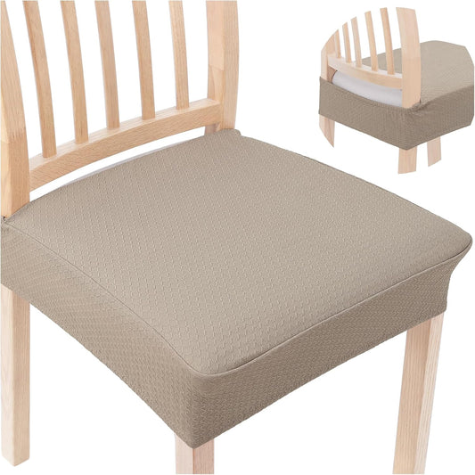 Smiry Stretch Jacquard Seat Covers for Dining Room Chairs Set