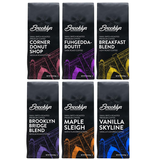 Brooklyn Beans 6-Pack Coffee Sampler Gift Set