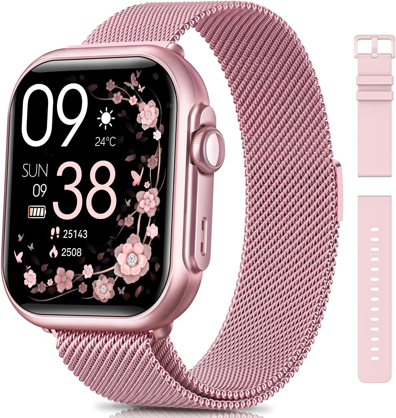 Smart Watch for Women Men Fitness: 30-Day Battery Life