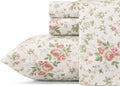 King Sheet Set - Buttery-Soft Cotton Sateen Sheets (Lilian Coral)