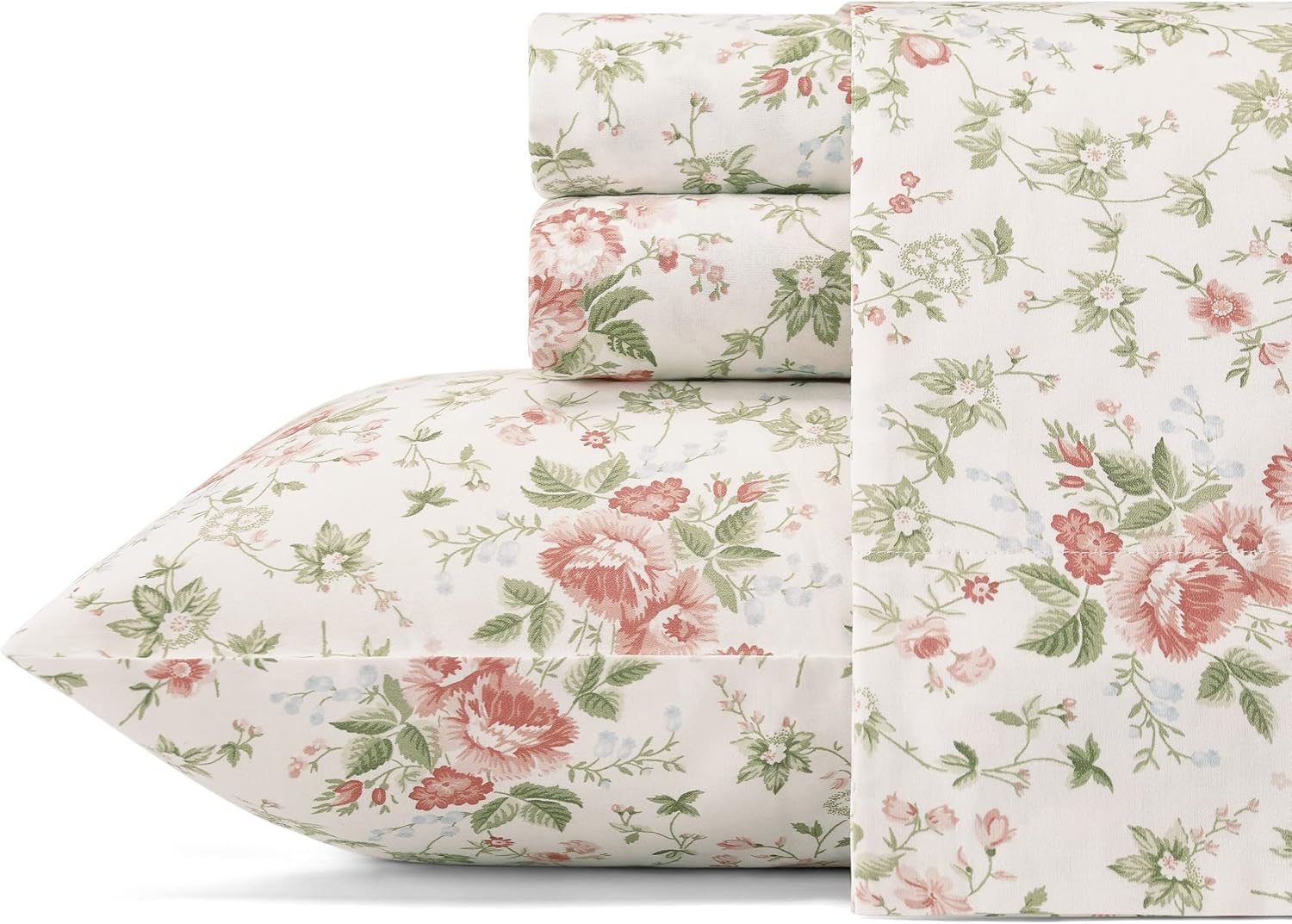 Luxurious King Sheet Set by Laura Ashley for Ultimate Comfort